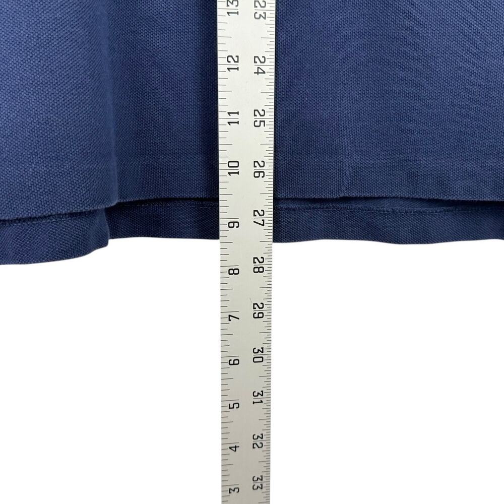 Polo Ralph Lauren‎ Navy Blue Cotton Custom Fit Collared Short Sleeve Top Sz XL - Picture 8 of 11